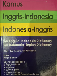 Image of Kamus Inggris - Indonesia
Indonesia - Inggris