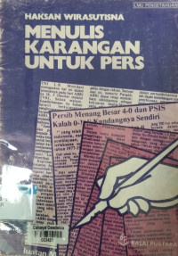 Image of Menulis Karangan untuk Pers