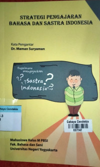 Image of Strategi Pengajaran Bahasa dan Sastra Indonesia